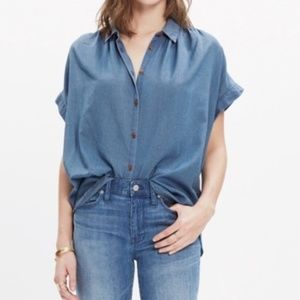 Madewell Tops // Central Top Bright Indigo